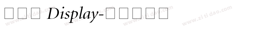 りょう Display字体转换